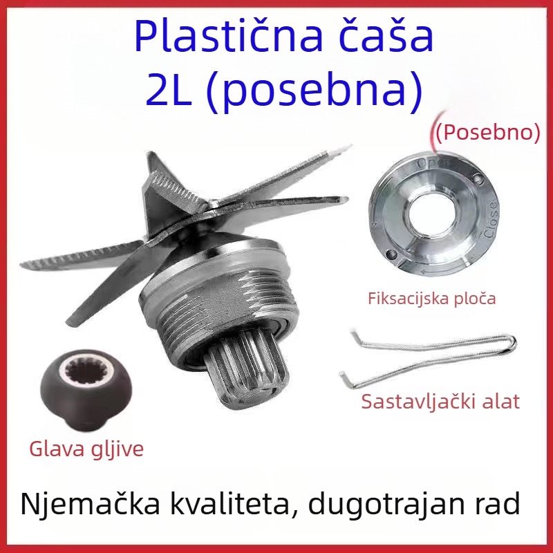 Set dodatne opreme za blender, model 010-767, pribor za sojino mlijeko, miješanje i mljeđenje, montaža potrebna