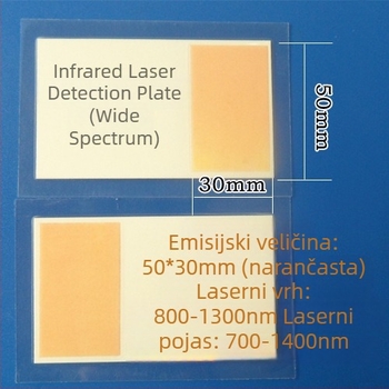 Infracrvena laserska ploča za udvostručenje frekvencije, detekcijska kartica, detekcija 1550 nm, modulator svjetla, konverzija i pozicioniranje, kartica za prikaz 1064/10600