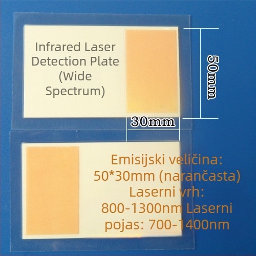 Infracrvena laserska ploča za udvostručenje frekvencije, detekcijska kartica, detekcija 1550 nm, modulator svjetla, konverzija i pozicioniranje, kartica za prikaz 1064/10600