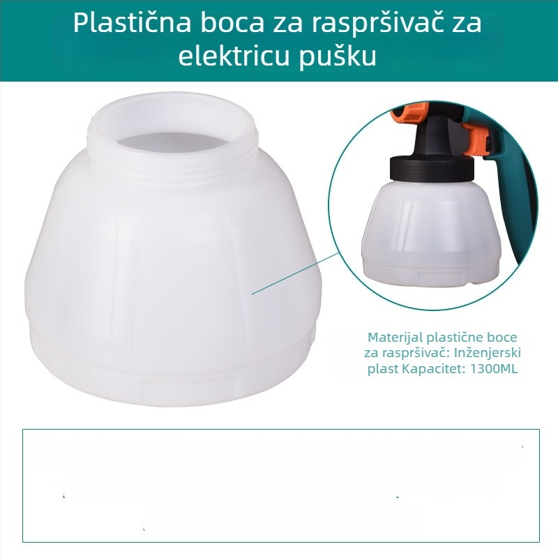 Set dodatne opreme za električni sprej pištolj, posuda za zalijevanje od nehrdјajućeg čelika