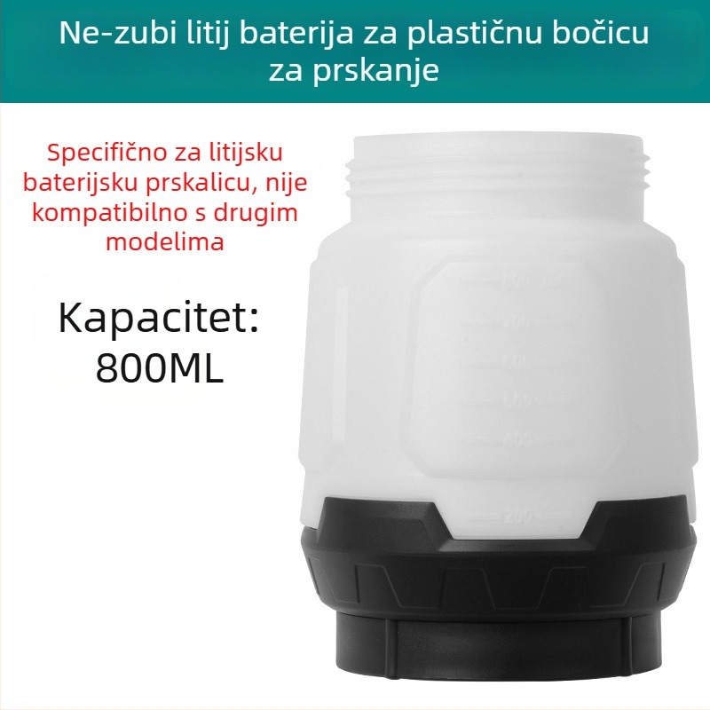 Set dodatne opreme za električni sprej pištolj, posuda za zalijevanje od nehrdјajućeg čelika