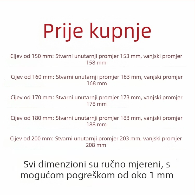 Kuhinjski ispušni cijev – univerzalna cijev od aluminijske folije, izlaz zraka (Model: Other; Instalacija: kontaktirajte korisničku službu; Dimenzije: konzultirajte; Neto težina: konzultirajte)