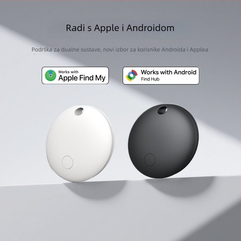 Lokator za praćenje predmeta za iOS i Android sa dvostrukim sustavom, univerzalni locator (Baterija 220 mAh; Bežični domet 20 m; Težina 7 g; Materijal PC)