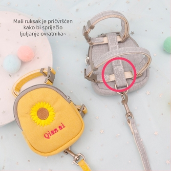 Mačji povodac s automatskim proširivanjem, podesiv, poliestersko uže