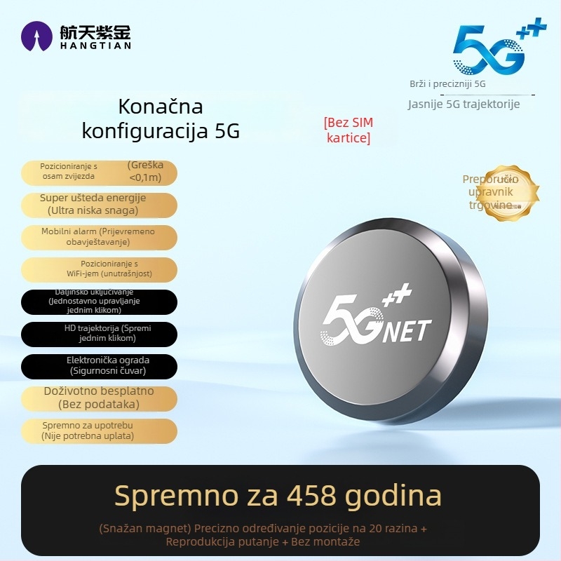 GPS uređaj za vozilo s zaštitom od gubitka i krađe, točnost pozicioniranja 1 m, model F35d, litij-polimer baterija