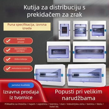 Plastična kutija za elektro-razvod PZ30, vodootporna, za kućnu upotrebu, površinska ili skrivena montaža, zaštita od curenja