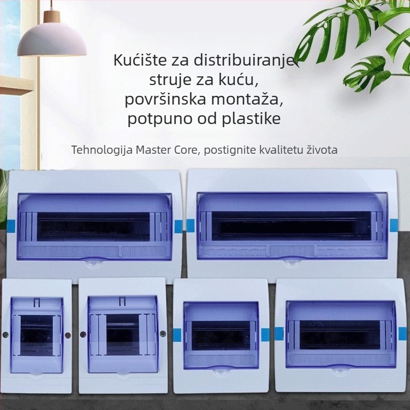 Plastična kutija za elektro-razvod PZ30, vodootporna, za kućnu upotrebu, površinska ili skrivena montaža, zaštita od curenja