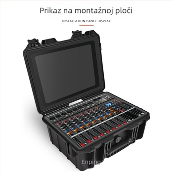 Plastična kutija za alate s trostrukom zaštitom, nosivost 150 kg, okvir od PP inženjerskog plastika — serija Premium waterproof protective