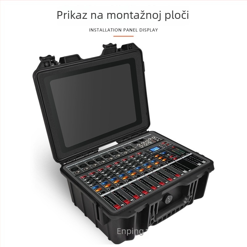 Plastična kutija za alate s trostrukom zaštitom, nosivost 150 kg, okvir od PP inženjerskog plastika — serija Premium waterproof protective