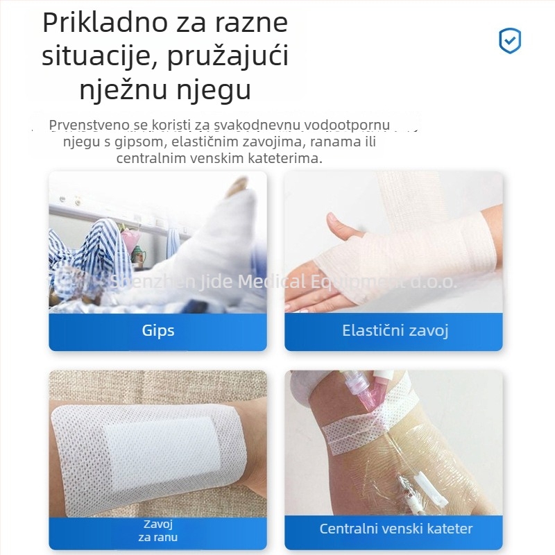 Vodootporna zaštitna navlaka za kupanje za gipis – Neopren + PVC, Kangyubao, Težina 100, Za prijelome i ozljede, Nakon operacije