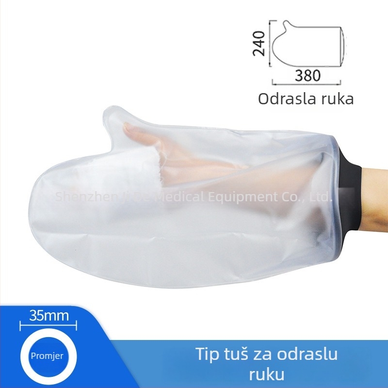 Vodootporna zaštitna navlaka za kupanje za gipis – Neopren + PVC, Kangyubao, Težina 100, Za prijelome i ozljede, Nakon operacije