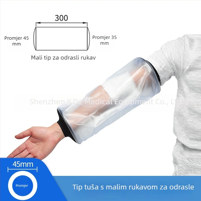 Vodootporna zaštitna navlaka za kupanje za gipis – Neopren + PVC, Kangyubao, Težina 100, Za prijelome i ozljede, Nakon operacije