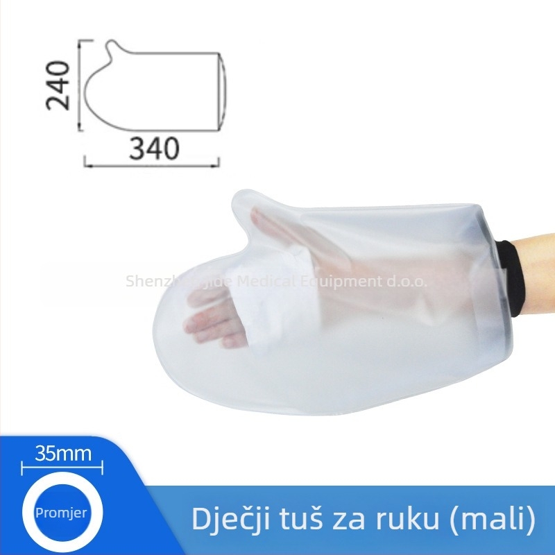 Vodootporna zaštitna navlaka za kupanje za gipis – Neopren + PVC, Kangyubao, Težina 100, Za prijelome i ozljede, Nakon operacije