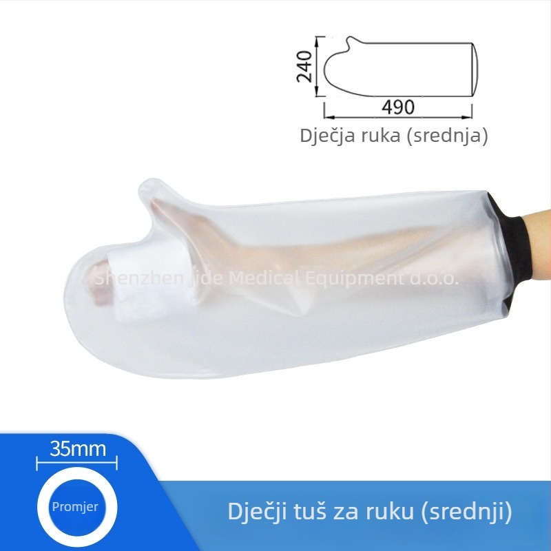 Vodootporna zaštitna navlaka za kupanje za gipis – Neopren + PVC, Kangyubao, Težina 100, Za prijelome i ozljede, Nakon operacije