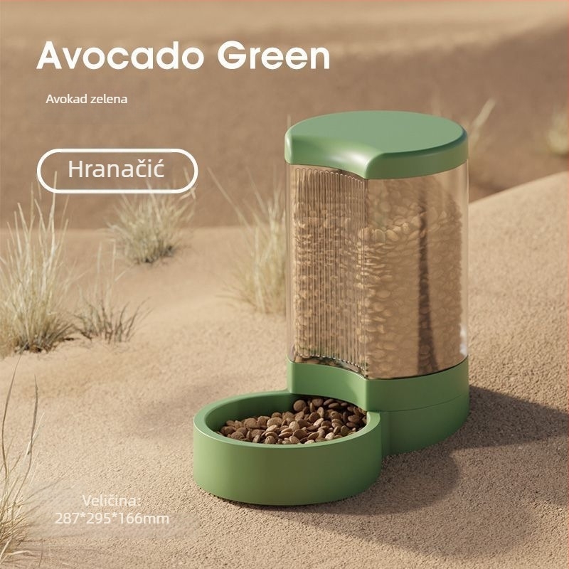 Uređaj za vodu za kućne ljubimce i automatski hranilica za mačke i pse sa odvojivim zdjelicama