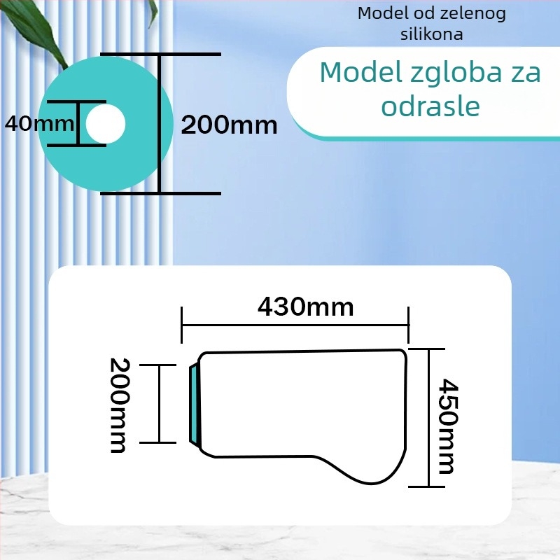 Zaštitna navlaka za kupanje ruke i noge — PVC + silikon gel, 180 g, vodootporna zaštita
