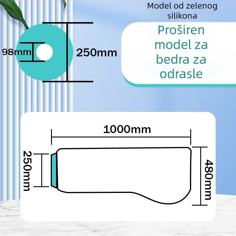 Zaštitna navlaka za kupanje ruke i noge — PVC + silikon gel, 180 g, vodootporna zaštita