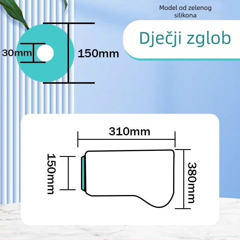 Zaštitna navlaka za kupanje ruke i noge — PVC + silikon gel, 180 g, vodootporna zaštita