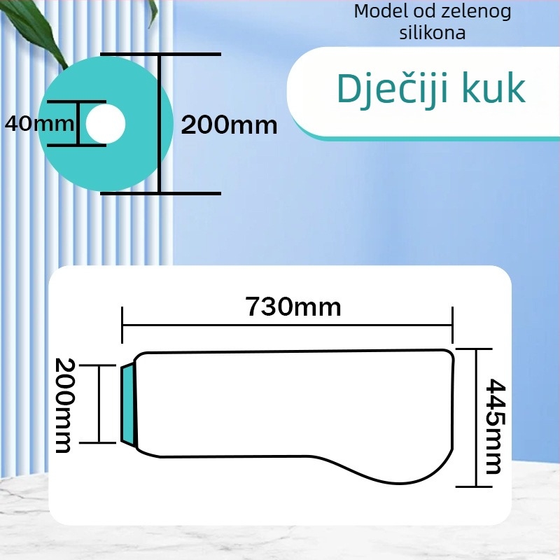 Zaštitna navlaka za kupanje ruke i noge — PVC + silikon gel, 180 g, vodootporna zaštita