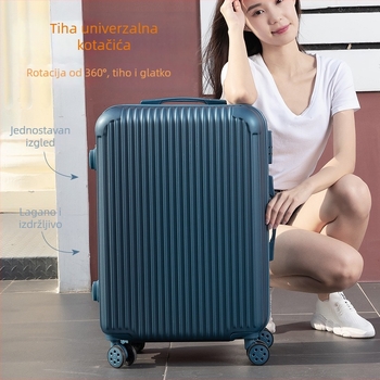 Putni kofer – ABS+PC, 5 kg, Univerzalni kotači, Otvaranje na zip, Brava s lozinkom