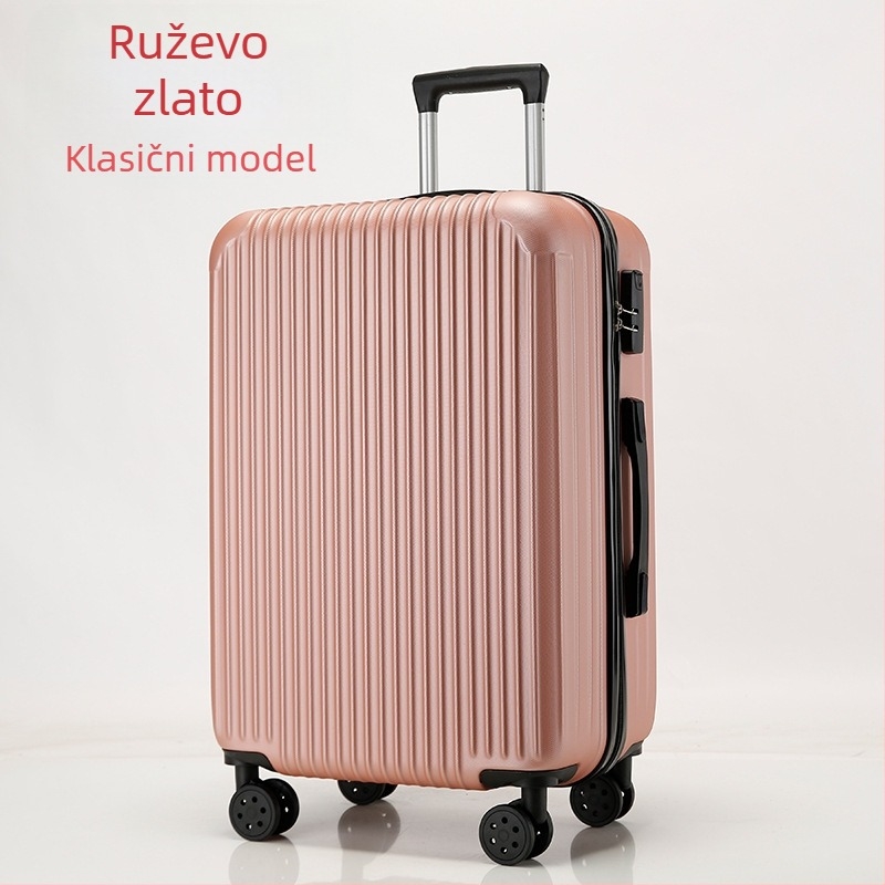 Putni kofer – ABS+PC, 5 kg, Univerzalni kotači, Otvaranje na zip, Brava s lozinkom