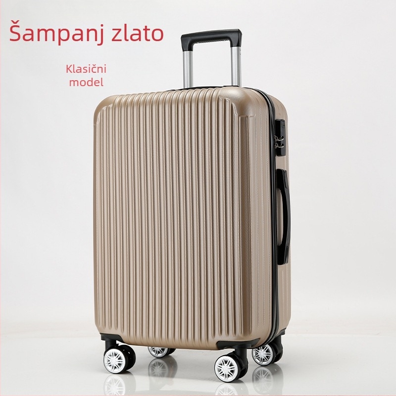 Putni kofer – ABS+PC, 5 kg, Univerzalni kotači, Otvaranje na zip, Brava s lozinkom