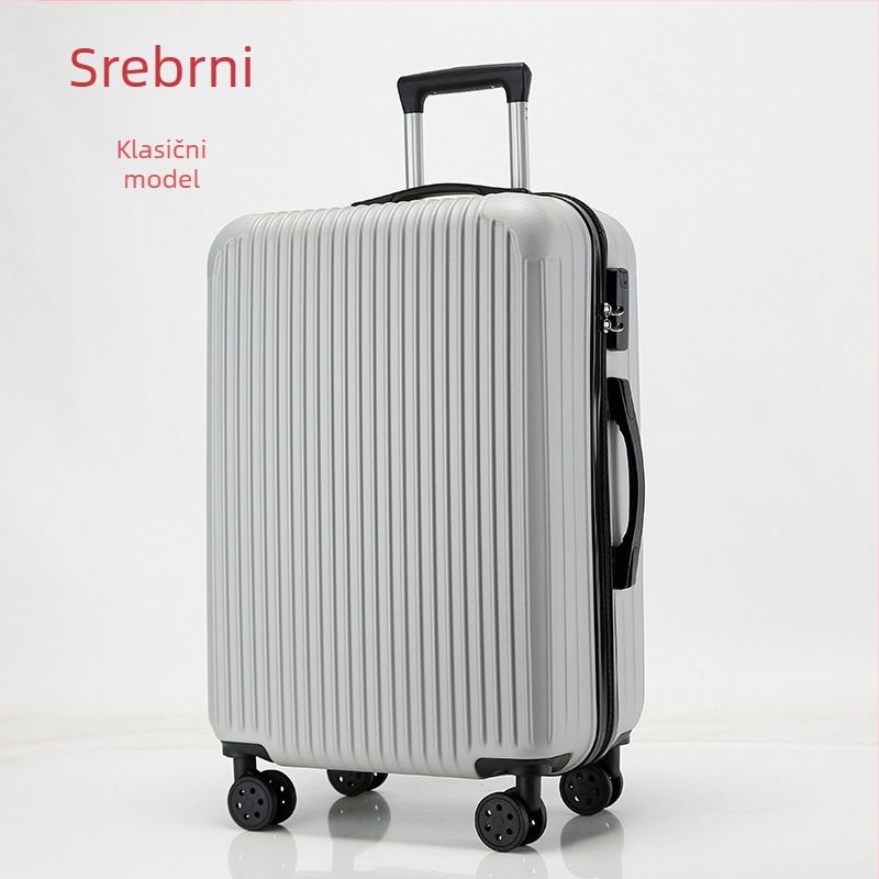 Putni kofer – ABS+PC, 5 kg, Univerzalni kotači, Otvaranje na zip, Brava s lozinkom