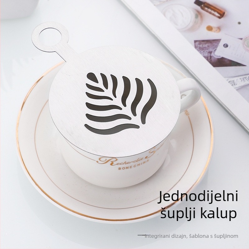 4-dijelni set kalupa za kekse za latte art i ukrašavanje torti, nehrđajući čelik, nepravilni oblik, kalupe za pečenje