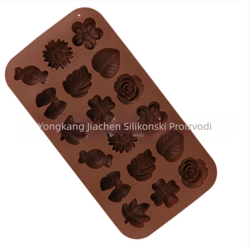 Silikonska kalupa za čokoladu – okrugla, za pečenje, pakiranje na veliko