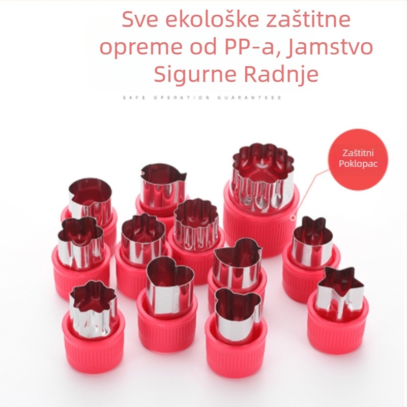 Nehrđavi čelični kalup za kekse u obliku srca za DIY reljef i pečenje