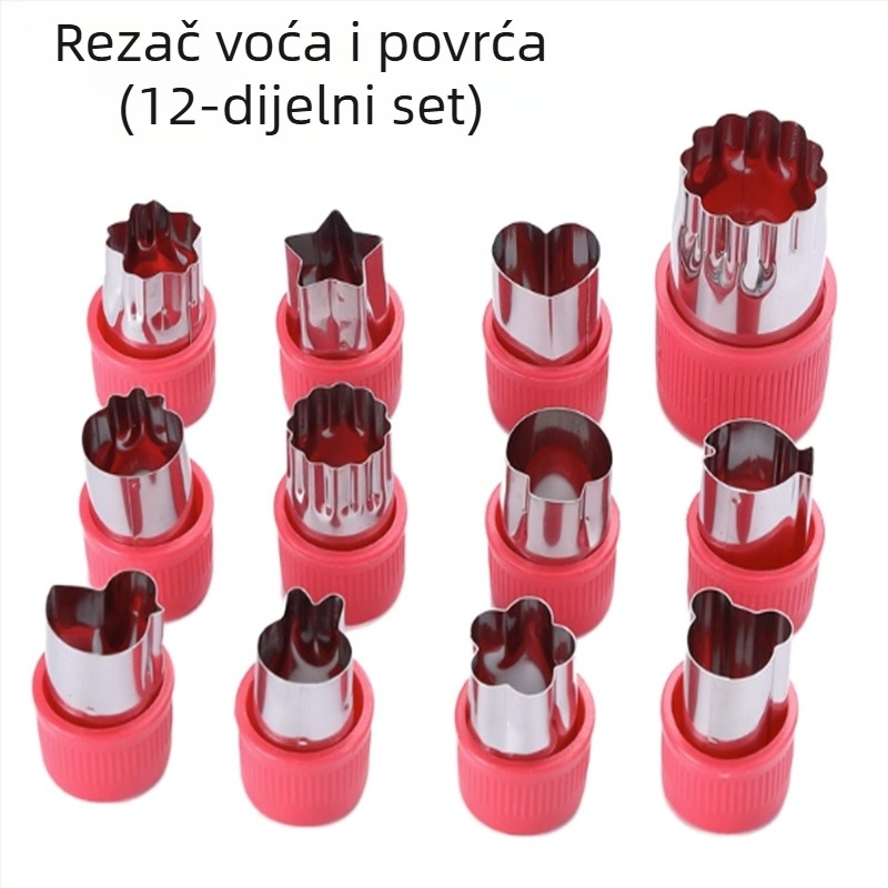 Nehrđavi čelični kalup za kekse u obliku srca za DIY reljef i pečenje