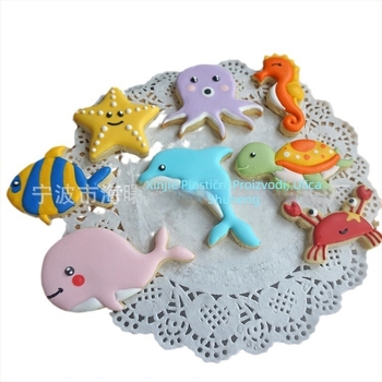 Ocean Series kalupi za kekse, nepravilnog oblika, PP materijal, 8-dijelni set