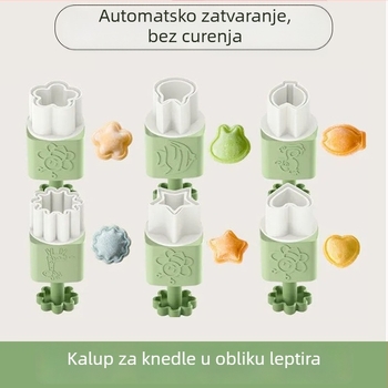 Love Full House – kalup za wonton s leptirovim oblikom, embossing, PP materijal, kućna uporaba