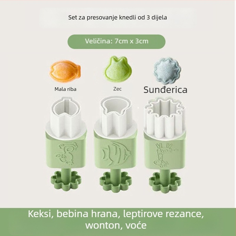 Love Full House – kalup za wonton s leptirovim oblikom, embossing, PP materijal, kućna uporaba