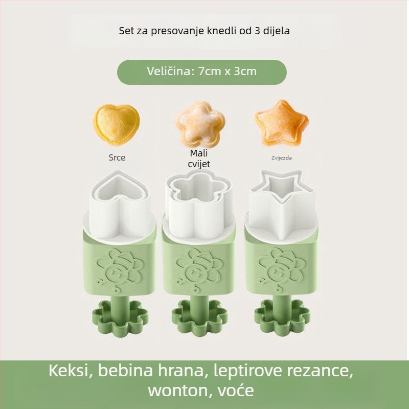 Love Full House – kalup za wonton s leptirovim oblikom, embossing, PP materijal, kućna uporaba