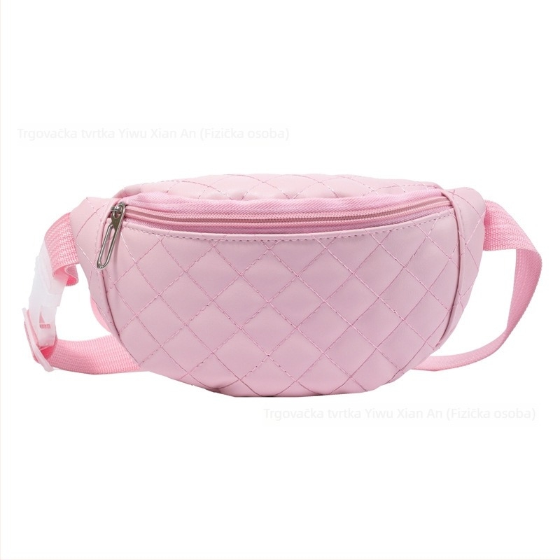 Personalizirana dječja crossbody torba s imenom, izšivanim dizajnom, unisex, PU koža, poliester podstava, moderan stil