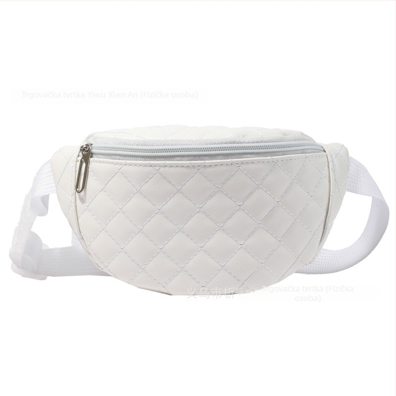Personalizirana dječja crossbody torba s imenom, izšivanim dizajnom, unisex, PU koža, poliester podstava, moderan stil