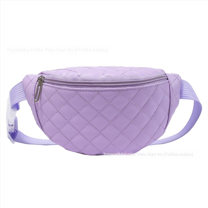 Personalizirana dječja crossbody torba s imenom, izšivanim dizajnom, unisex, PU koža, poliester podstava, moderan stil
