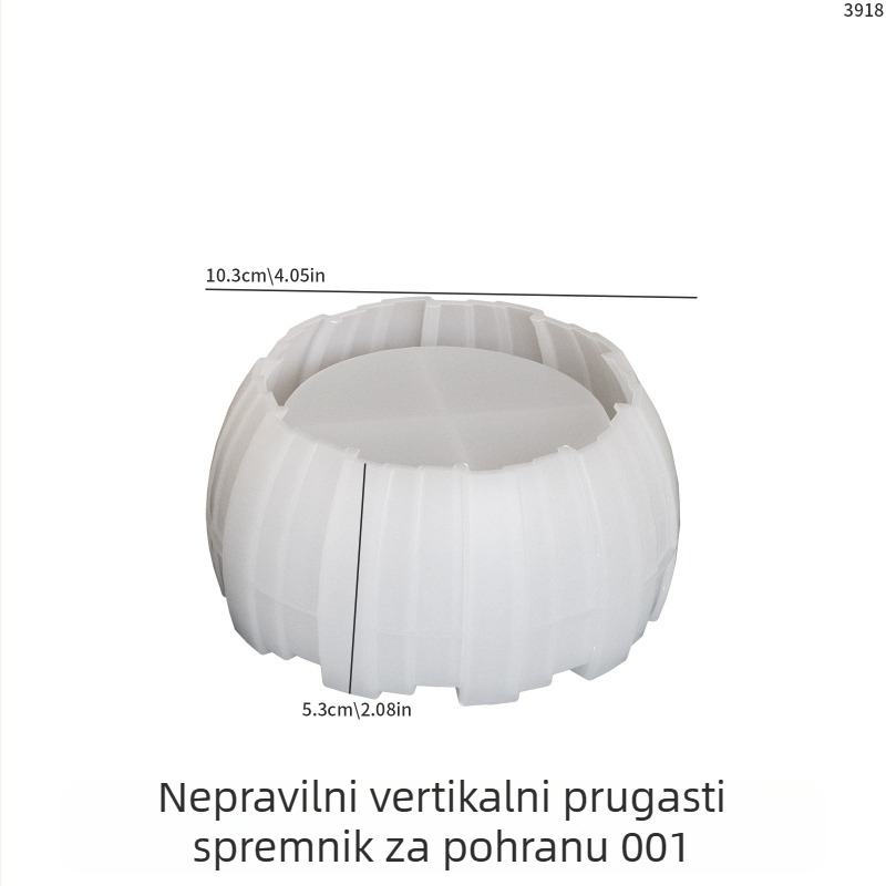 Poppy silikonska kalupa za DIY – nepravilan oblik, moderni minimalistički dizajn, izlazak 2025