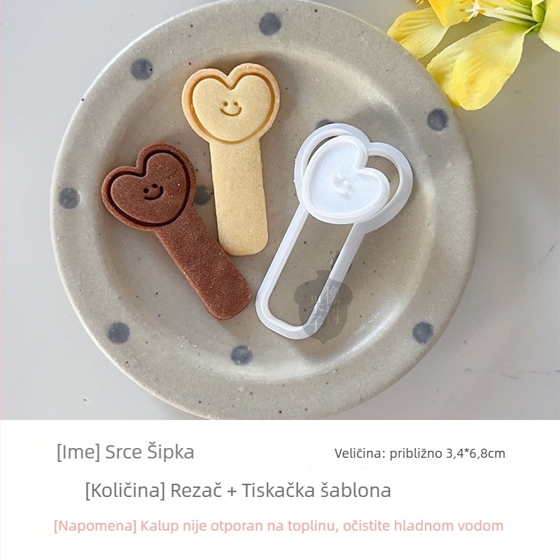 Kružna silikonska kalupa za kekse s preslatkim životinjama, japanski stil