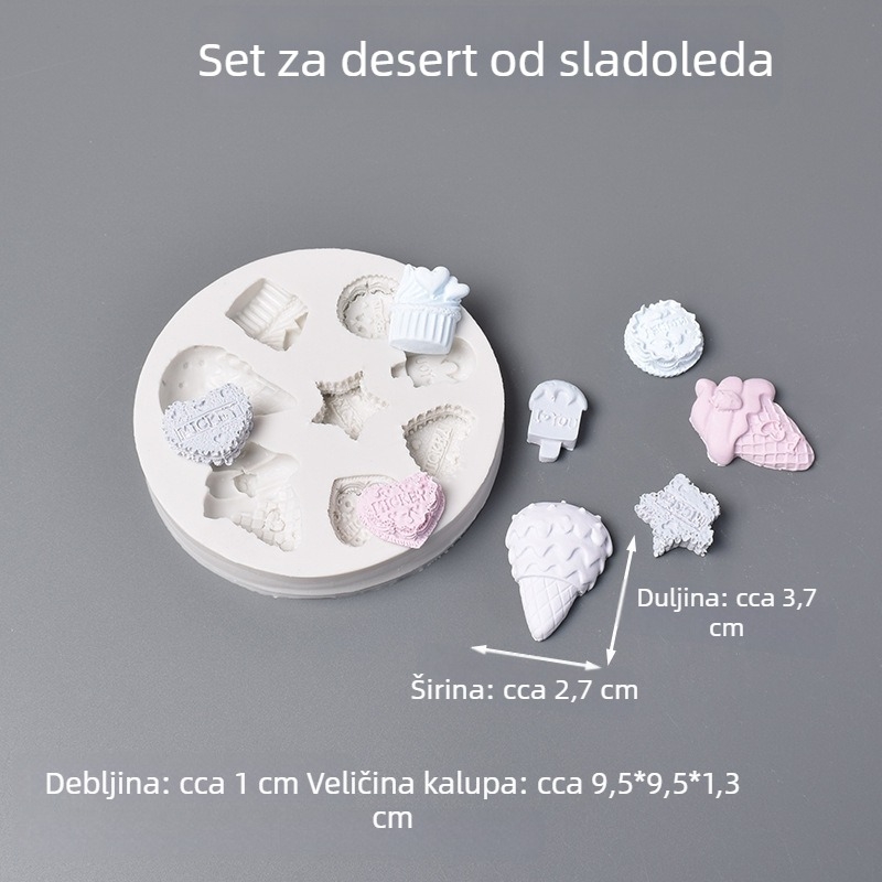 Silikonska kalupa za kolače — nepravilnog oblika, tema vila/anjel, za ukrase od fondanta