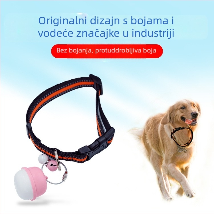 Beidou GPS locator za kućne ljubimce — kaiš za mačke i pse, dvostrana platforma, dvostruki način, preciznost 5 m, trajanje baterije 168 h, vodootporno, keramička antena
