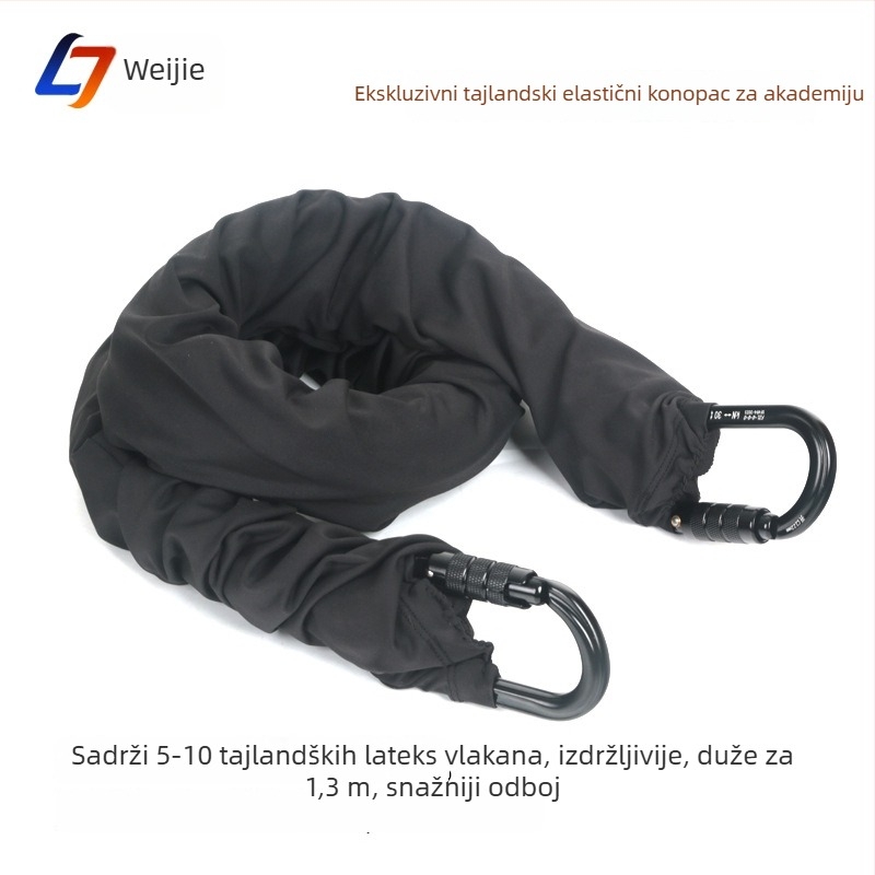 Yoga set s pojasom za podršku struka, fiksnim diskom, univerzalnim kotačićem, karabinom i sigurnosnom elastikom