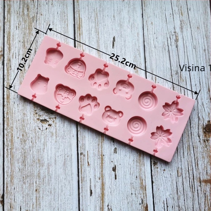 Silikonska kalupa za kolače, nepravilnog oblika, za lizalice i čokoladu