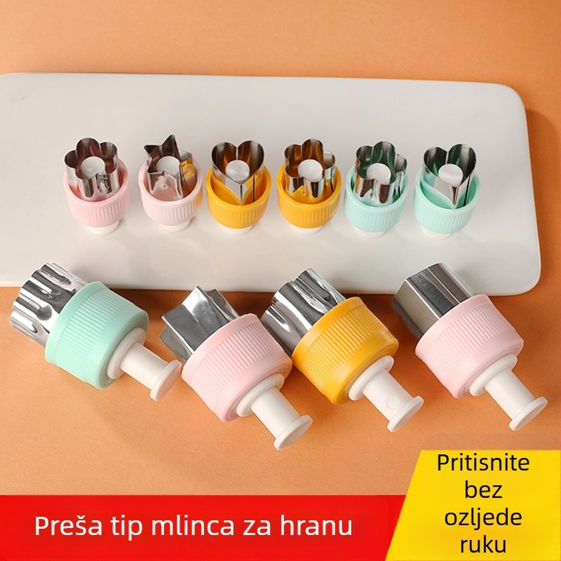 Nehrđajući čelični kalup u obliku leptira za kekse – za dječju hranu i rezanje voća i povrća