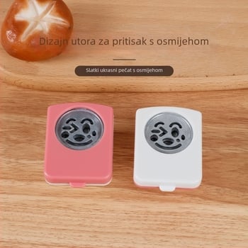 Kalup za embossiranje rižinih kuglica s dizajnom nasmiješenog lica od morske alge — Brand Star couplet — DIY alat za bento — Zabavan stil