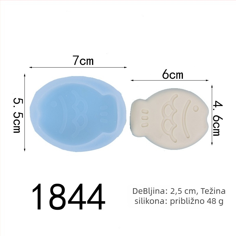 HPkong kružna silikon forma za pečenje – fondant i ukrašavanje torti, modeliranje gline, čokolada i keksi; materijal: silikon; oblik: kružni; kategorija: forme za pečenje