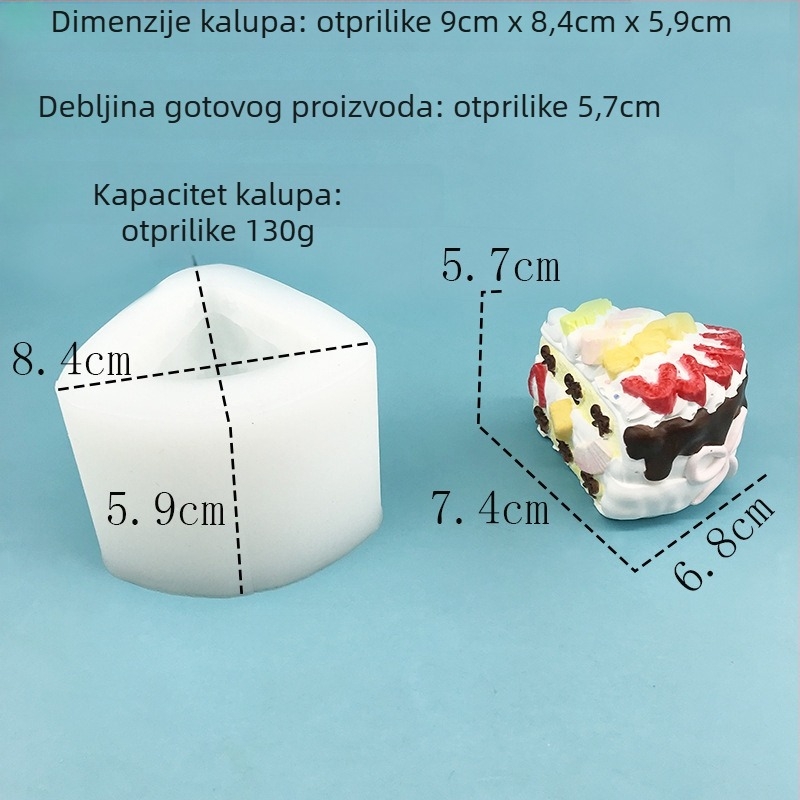 Silikonska forma za pečenje u obliku jagode