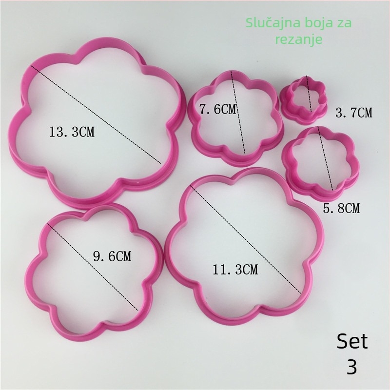 Kalup za kekse za pečenje – plastični, nepravilnog oblika, za pečenje, pakiranje: single OPP