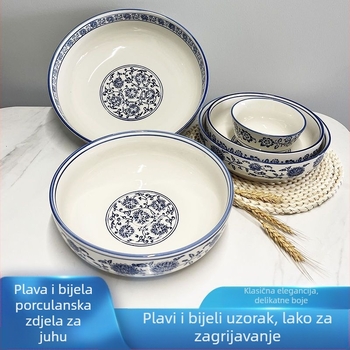 Porcelanska zdjelica za parena jaja, kineski stil, marka Press fen, kompatibilno s mikrovalnom pećnicom